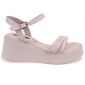 Dagoster DZA07-10620772 Bej Günlük Ortopedik Kadın sandalet - 2