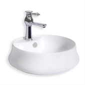 LENA TEZGAH ÜSTÜ ÇANAK LAVABO E-4045 BEYAZ - 1