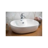 LENA TEZGAH ÜSTÜ ÇANAK LAVABO E-4108 BEYAZ - 2