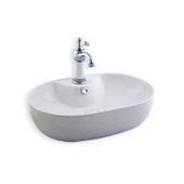 LENA TEZGAH ÜSTÜ ÇANAK LAVABO E-4108 BEYAZ - 1