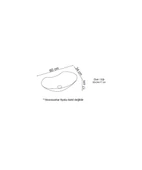 LENA TEZGAHÜSTÜ LAVABO EH-2030AS1 SİYAH-ALTIN - 2