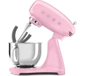 Smeg 50's Style Retro 4.8lt Pink Full Body Stand Mikser SMF03PKEU thumbnail 2