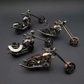 El Yapimi Dekoratif Metal Motor - 1