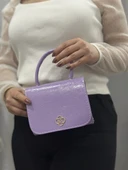 Lila cilt krash çanta - 6