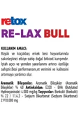 Hs Tarım Retox Re-lax Bull Erkek Besi Hayvanları İçin Sakinleştirici Yem Katkı 20Kg Torba - 4