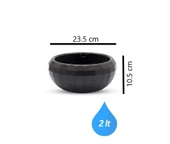 Omnipazar KRS-611 Dekoratif Orta Aranjman Kaktus Sukulent Saksı 2 Litre thumbnail 6