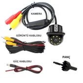 YATE10 8 IR Ledli Gece Görüşlü Dinamik Çizgili Geri Görüş Kamerası - 2
