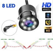 Yate10 8 Ledli Dinamik Hareketli Çizgili Arka Tampon Kamera Seti - 1