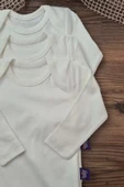 Eterelle Unisex % 100 Pamuk Uzun Kol 3 Adet Bebek Ve Çocuk Body - 2