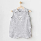 Eterelle Andywawa Ac25895 Romper Basic Bebek Tulum Grey Melange - 1