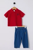 Eterelle U.s Polo Bebek 2'li Takım Usb2347 Kırmızı thumbnail 1