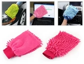 Mikrofiber Temizlik Eldiveni - Araç Yıkama Eldiveni Oto Yıkama Temizleme Cila Eldiveni - 1