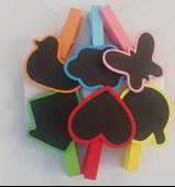 Ahşap Yazı Tahtalı Mandal Seti - 4