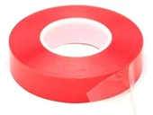 Çift Taraflı Akrilik Silikonize Bant 18 Mm X 2 Metre Kırmızı Vhb - 1