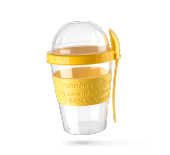 Meyve Hazneli - Kaşıklı Portatif Yoğurt Kabı - 4