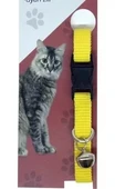 Elastik Ayarlanabilir Çıngıraklı Kedi Tasması - 1