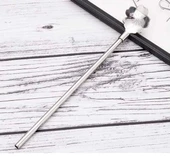 Paslanmaz Metal 2 Li Kaşıklı Pipet Fırça Seti - 5