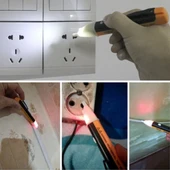 Elektrik Kaçak Dijital Kontrol Kalemi Cihazı -dedektörlü Temassız Işıklı Kablo Voltaj Test - 3
