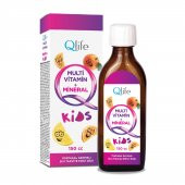Qlife Multivitamin + Mineral Kids Şurup 150 cc - 1