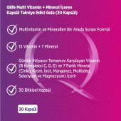 Qlife Multivitamin Mineral 30 Kapsül - 3
