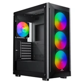 GAMEBOOSTER 650W 80+ RAIDER E651B JBST-GBE651B GAMING MID-TOWER PC KASASI thumbnail 1