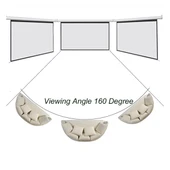 Everest MPP-180 180X180cm Arkası Siyah Fonlu Storlu Projeksiyon Perdesi thumbnail 3