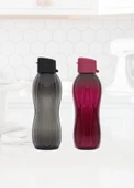 2’li Set Matara Okul Suluğu Kapaklı Plastik Su Şişesi 750 ml - 1
