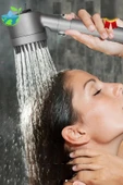 3 Fonksiyonlu Masajlı Duş Başlığı – Kireç Filtreli Start- Stop Tuşlu Banyo Duş Başlık - 2