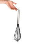 Sos Çırpma Teli Silikon Yumurta Çırpıcı Çikolata Çırpıcı Krema Çırpıcı Çelik Saplı 30 cm - 3