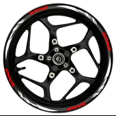 NEHAY SHOP  PCX kırmızı yazılı  mavi reflektif pençe şeritli - 1