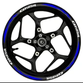 NEHAY SHOP  CB125R Beyaz yazılı  yeşil reflektif pençe şeritli - 1
