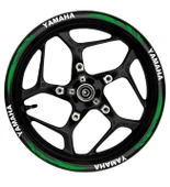 NEHAY SHOP  Yamaha Beyaz yazılı  kırmızı pençe şeritli - 1