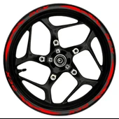 NEHAY SHOP  Yamaha kırmızı yazılı  mavi reflektif pençe şeritli - 1