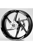 NEHAY SHOP  Şık Tasarım  motosiklet Jant Şeridi Honda Pcx Yazılı Beyaz Sağ-Sol/Ön-Arka - 1