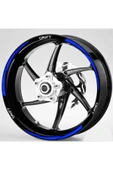 NEHAY SHOP  Şık Tasarım  motosiklet Jant Şeridi Cb250R Uyumlu Mavi Sağ-Sol/Ön-Arka - 1