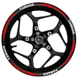 NEHAY SHOP  Yamaha Beyaz yazılı  sarı pençe şeritli - 1