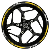 NEHAY SHOP  HONDA Beyaz yazılı  yeşil reflektif pençe şeritli - 1