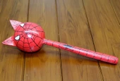 Ahşap Kedili Spiderman Marakas Tekli Polos:24 - 1