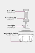 Manuel Üstten Basmalı El Rondosu Bas Kes Yeşil - 4