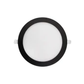 CATA CT-5125B 6W Slim Led Panel siyah kasa yuvarlak aydınlatma Armatür Soğuk Beyaz 6400K ışık - 1