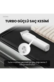 Enchen Boost Beyaz Taşınabilir Şarjlı Saç Kesim Makinesi - 6