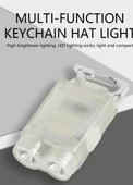 V15 Edc El Feneri 1200lm Anahtarlık Işık Tip-c Şarj Edilebilir Taşınabilir Mini Torch Mıknatıs Klips Ile Kamp Cep Fener - 8