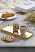 1 Adet Gold Ayna Duvar Aksesuarı - Sunumluk (Çok Amaçlı) Gold 12x30 Cm - 1