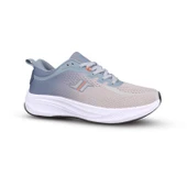 Erkek Günlük Ayakkabı - Gri-Mavi, Tekstil thumbnail 1