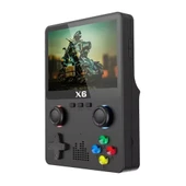ScHitec X6 3.5inç IPS Ekran Taşınabilir Retro El Atari Oyun Konsolu 10000 Oyunlu Tv Bağlanan 32Gb Siyah - 1