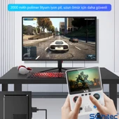 ScHitec X6 3.5inç IPS Ekran Taşınabilir Retro El Atari Oyun Konsolu 10000 Oyunlu Tv Bağlanan 32Gb Siyah - 3