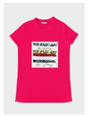 YAZILI RENKLİ BASKILI T-SHIRT - 2