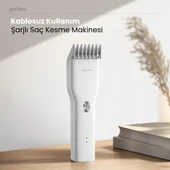 Enchen Boost Beyaz Taşınabilir Şarjlı Saç Kesim Makinesi thumbnail 4