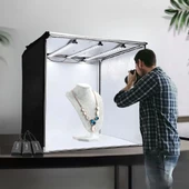 Gdx Pro II 3 Led Işıklı Ürün Çekim Çadırı 60x60 cm - 1