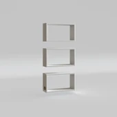 Kenzlife duvar rafı kitaplık hülas byz 022*039*13 üçlü duvara asma aparatlıdır 3 adet thumbnail 3